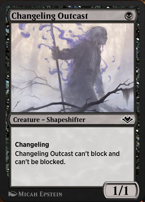 Changeling Outcast - Jumpstart: Historic Horizons Common Card