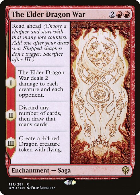 The Elder Dragon War - Dominaria United Rare Card