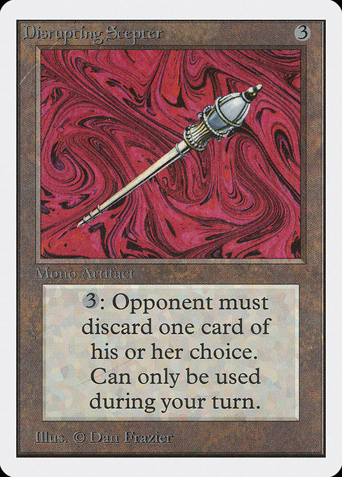 Disrupting Scepter - Unlimited Edition Rare Card