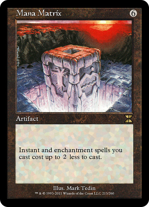Mana Matrix - Masters Edition IV Rare Card
