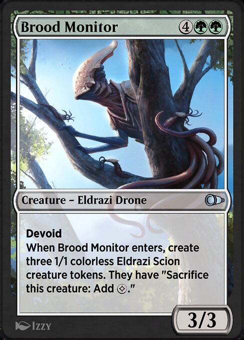 Brood Monitor - Pioneer Masters Uncommon Card