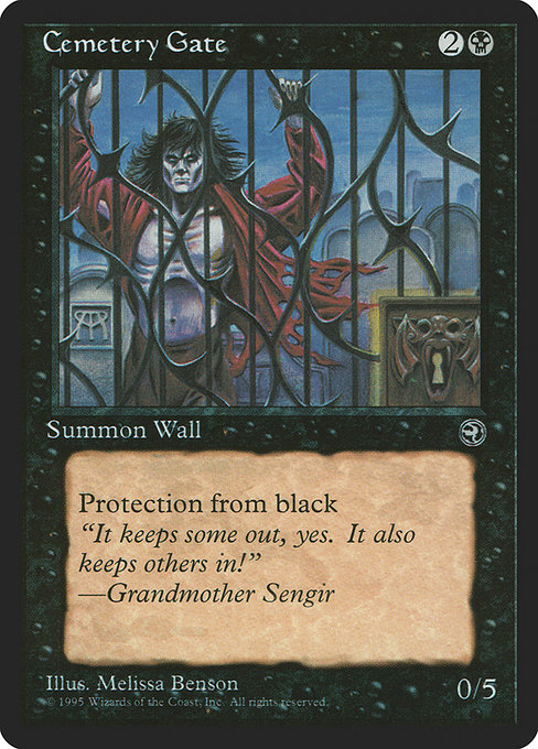 Cemetery Gate - Homelands Common Card