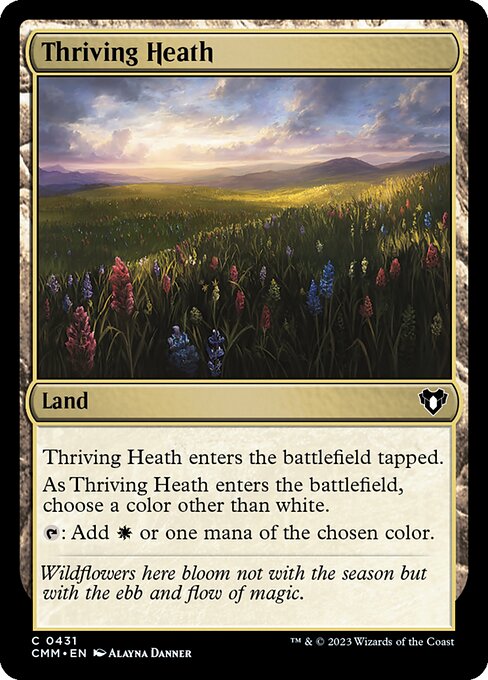 Thriving Heath - Commander Masters Common Card