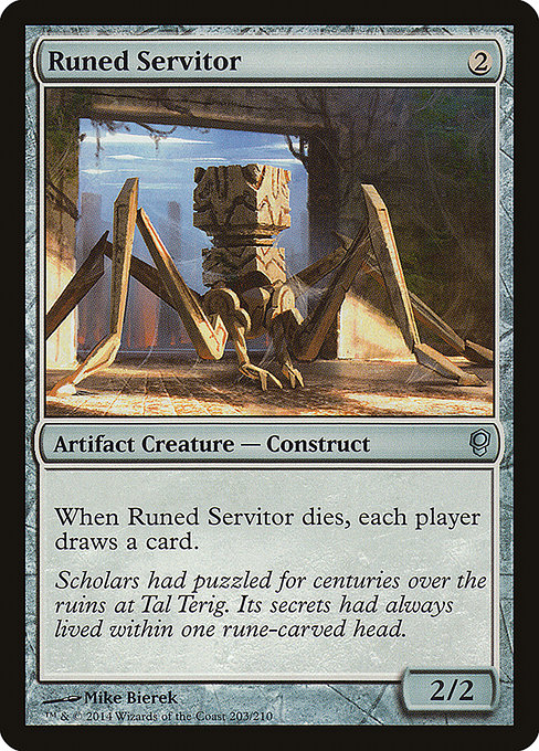 Runed Servitor - Conspiracy Uncommon Card