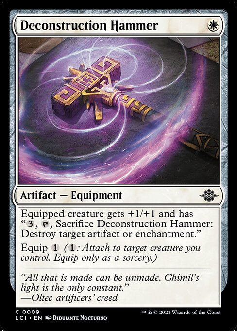 Deconstruction Hammer - The Lost Caverns of Ixalan Common Card