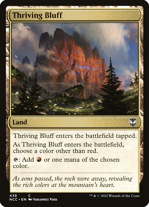 Thriving Bluff - New Capenna Commander Common Card