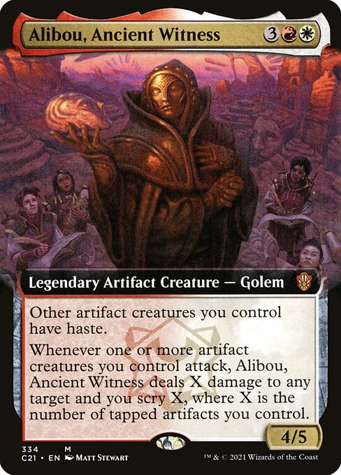 Alibou, Ancient Witness - Commander 2021 Mythic Card