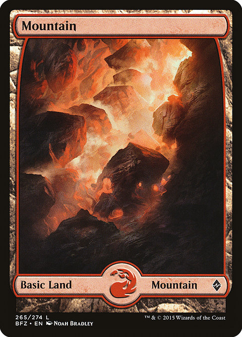 Mountain - Battle for Zendikar Common Card
