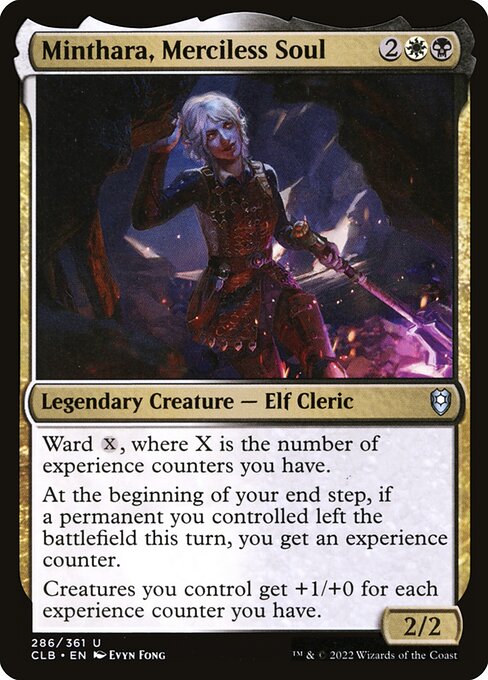 Minthara, Merciless Soul - Commander Legends: Battle for Baldur's Gate Uncommon Card
