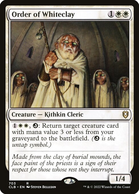 Order of Whiteclay - Commander Legends: Battle for Baldur's Gate Rare Card