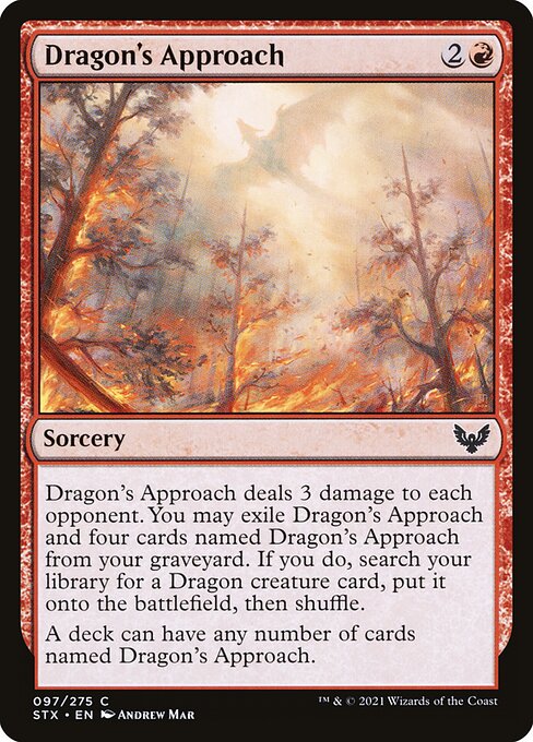 Dragon's Approach - Strixhaven: School of Mages Common Card