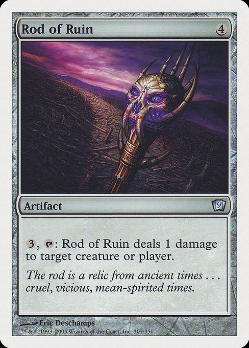 Rod of Ruin - Ninth Edition Uncommon Card