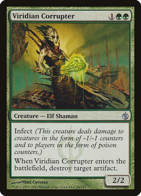Viridian Corrupter - Mirrodin Besieged Uncommon Card