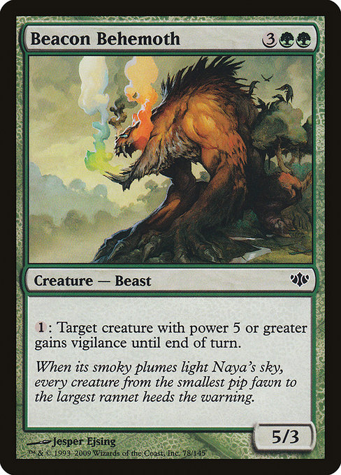 Beacon Behemoth - Conflux Common Card