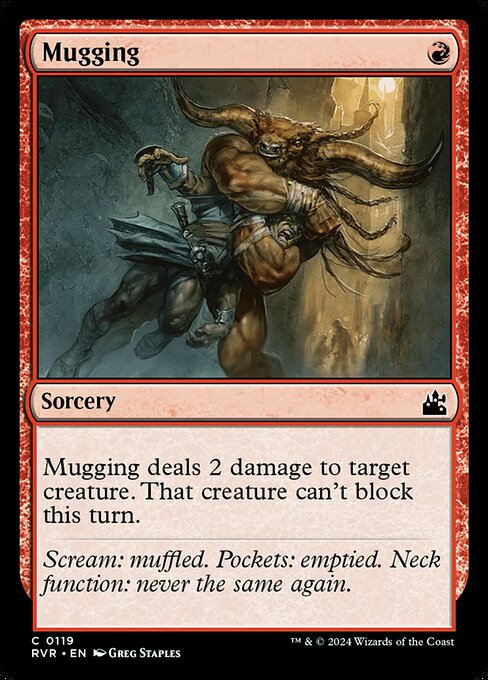 Mugging - Ravnica Remastered Common Card
