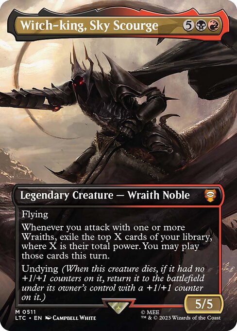 Witch-king, Sky Scourge - Tales of Middle-earth Commander Mythic Card