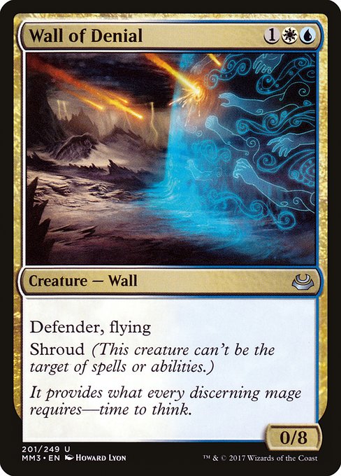 Wall of Denial - Modern Masters 2017 Uncommon Card