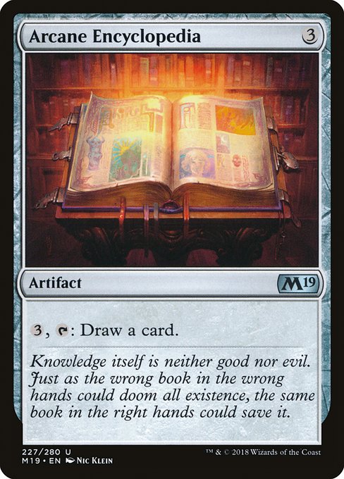 Arcane Encyclopedia - Core Set 2019 Uncommon Card