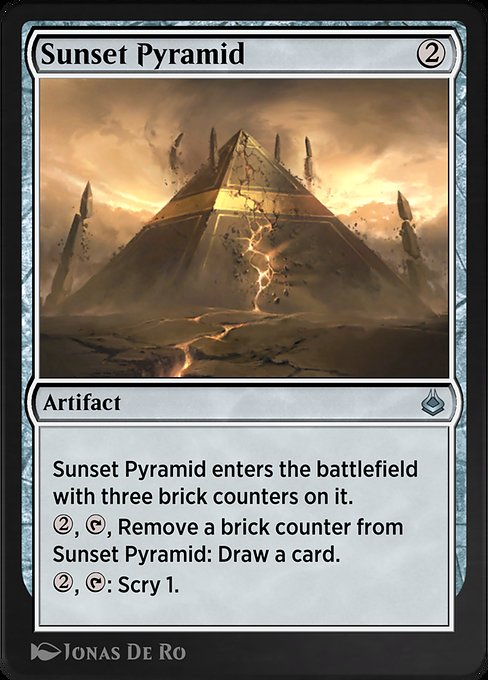 Sunset Pyramid - Amonkhet Remastered Uncommon Card