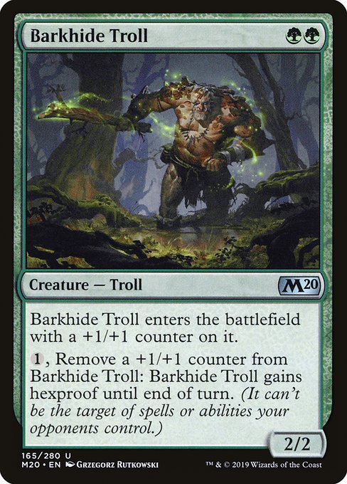 Barkhide Troll - Core Set 2020 Uncommon Card
