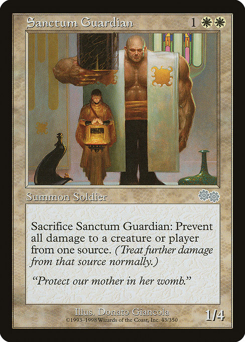 Sanctum Guardian - Urza's Saga Uncommon Card