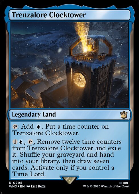 Trenzalore Clocktower - Doctor Who Rare Card