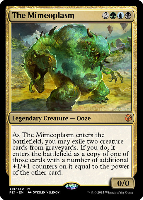 The Mimeoplasm - Legendary Cube Prize Pack Mythic Card