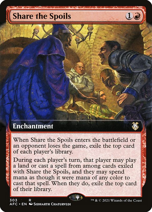 Share the Spoils - Forgotten Realms Commander Rare Card