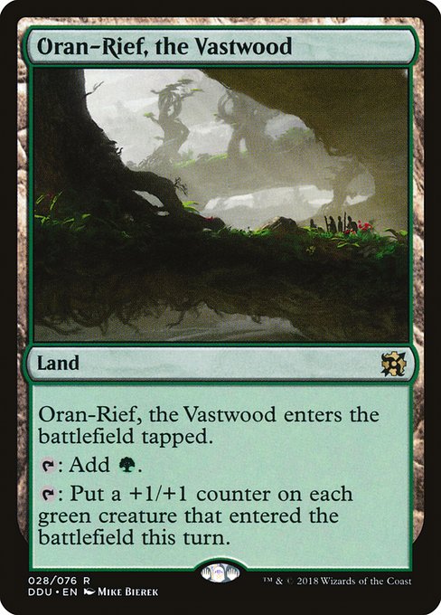 Oran-Rief, the Vastwood - Duel Decks: Elves vs. Inventors Rare Card
