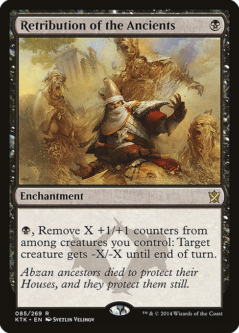 Retribution of the Ancients - Khans of Tarkir Rare Card