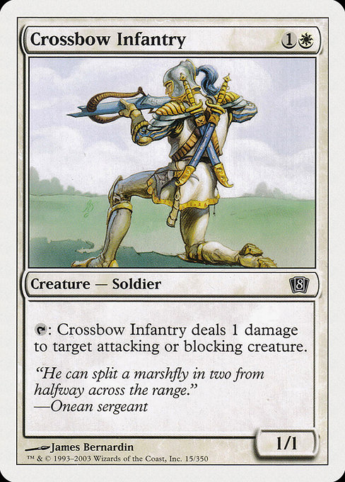 Crossbow Infantry - Eighth Edition Common Card