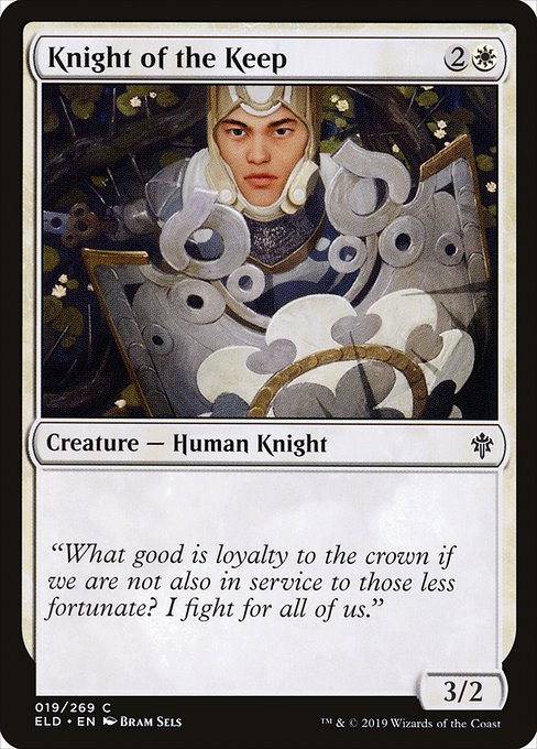 Knight of the Keep - Throne of Eldraine Common Card