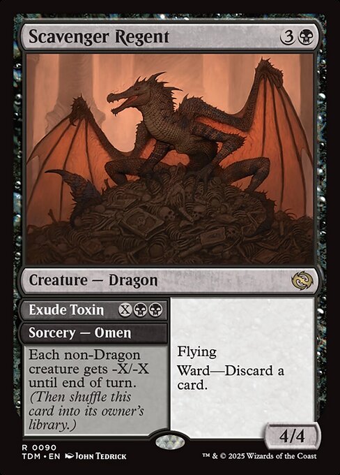 Scavenger Regent // Exude Toxin - Tarkir: Dragonstorm Rare Card
