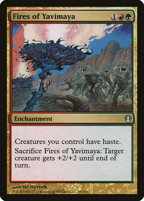 Fires of Yavimaya - Archenemy Uncommon Card