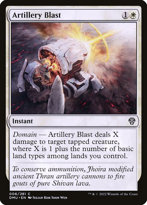 Artillery Blast - Dominaria United Common Card