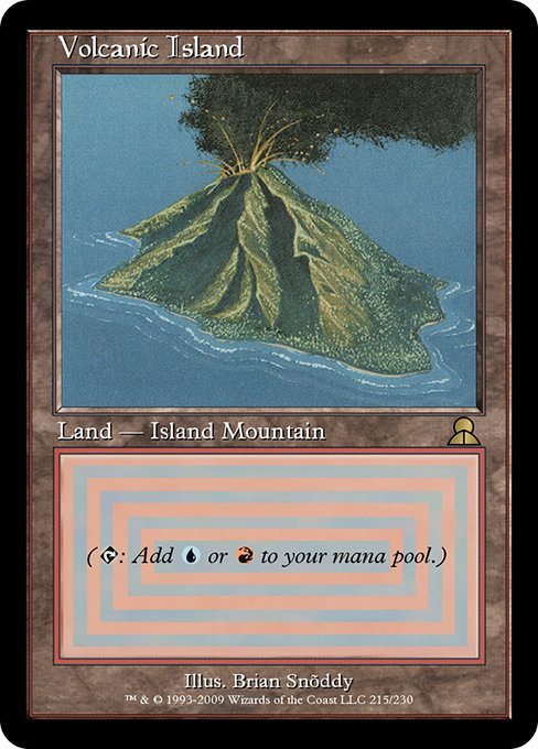 Volcanic Island - Masters Edition III Rare Card