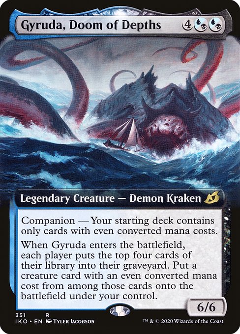 Gyruda, Doom of Depths - Ikoria: Lair of Behemoths Rare Card