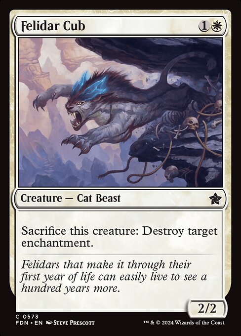 Felidar Cub - Foundations Common Card