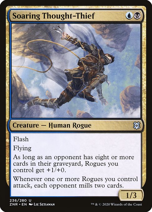 Soaring Thought-Thief - Zendikar Rising Uncommon Card