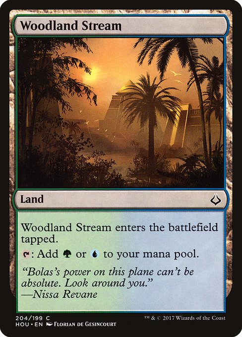 Woodland Stream - Hour of Devastation Common Card