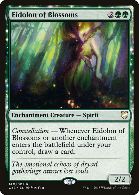 Eidolon of Blossoms - Commander 2018 Rare Card