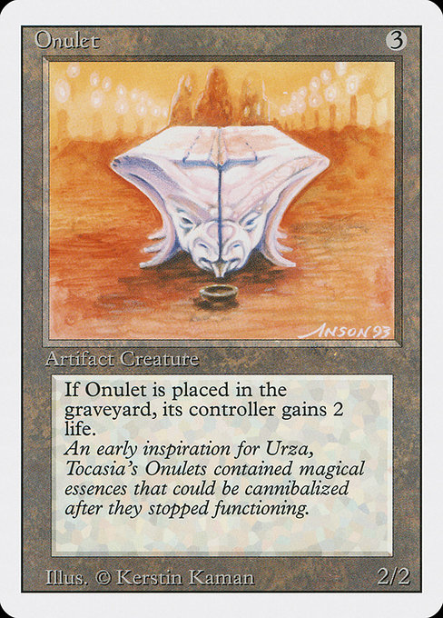 Onulet - Revised Edition Rare Card