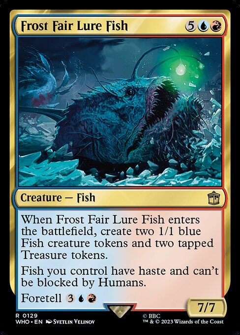Frost Fair Lure Fish - Doctor Who Rare Card