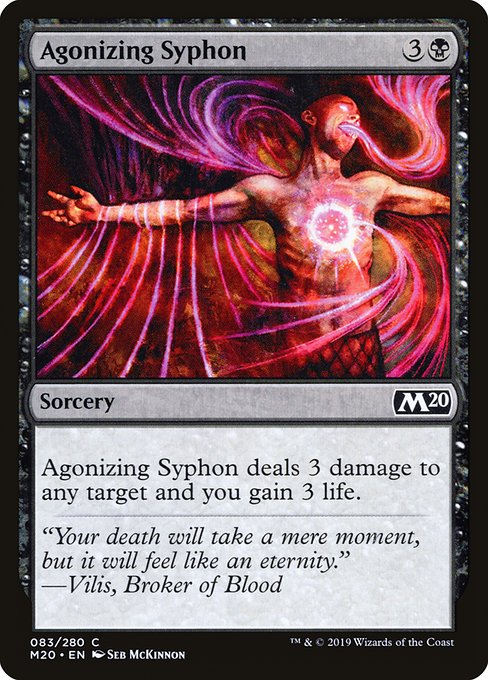 Agonizing Syphon - Core Set 2020 Common Card