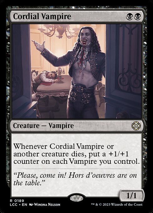 Cordial Vampire - The Lost Caverns of Ixalan Commander Rare Card