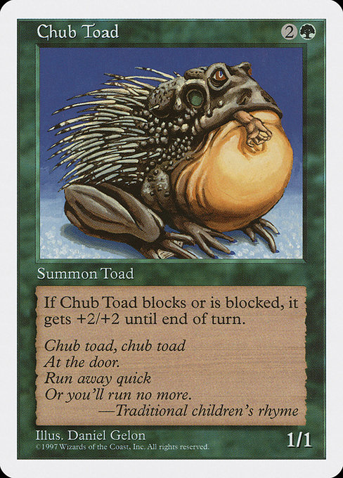 Chub Toad - Fifth Edition Common Card