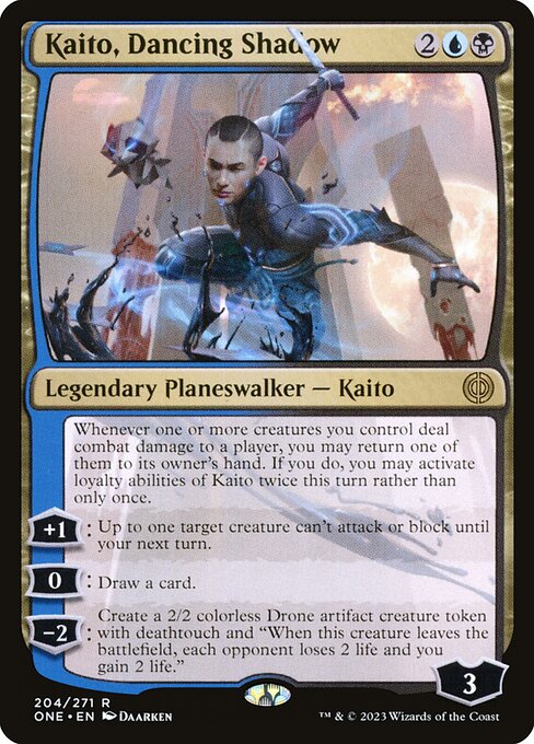 Kaito, Dancing Shadow - Phyrexia: All Will Be One Rare Card