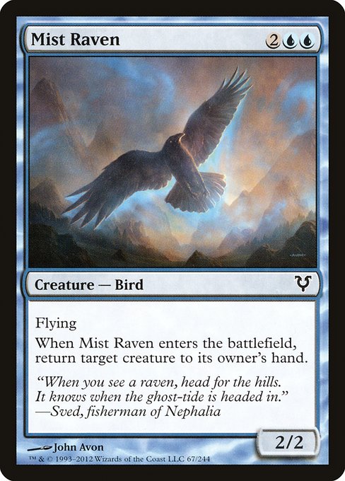 Mist Raven - Avacyn Restored Common Card
