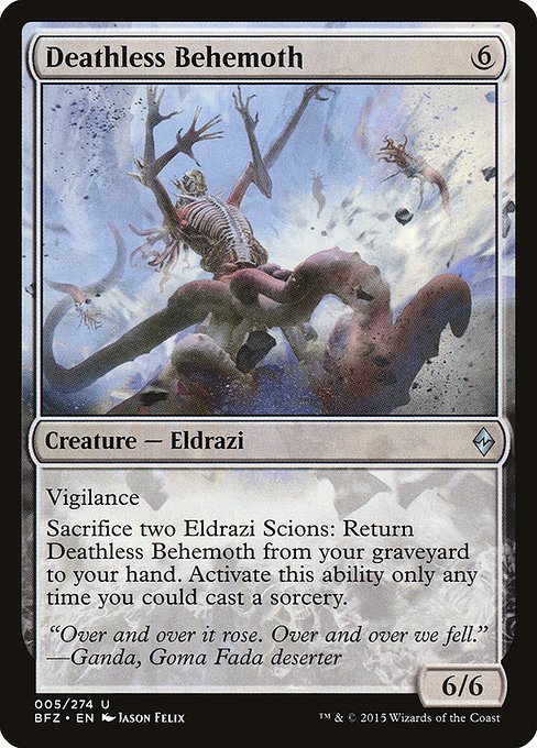 Deathless Behemoth - Battle for Zendikar Uncommon Card
