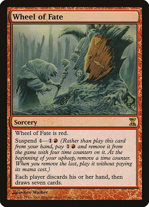 Wheel of Fate - Time Spiral Rare Card